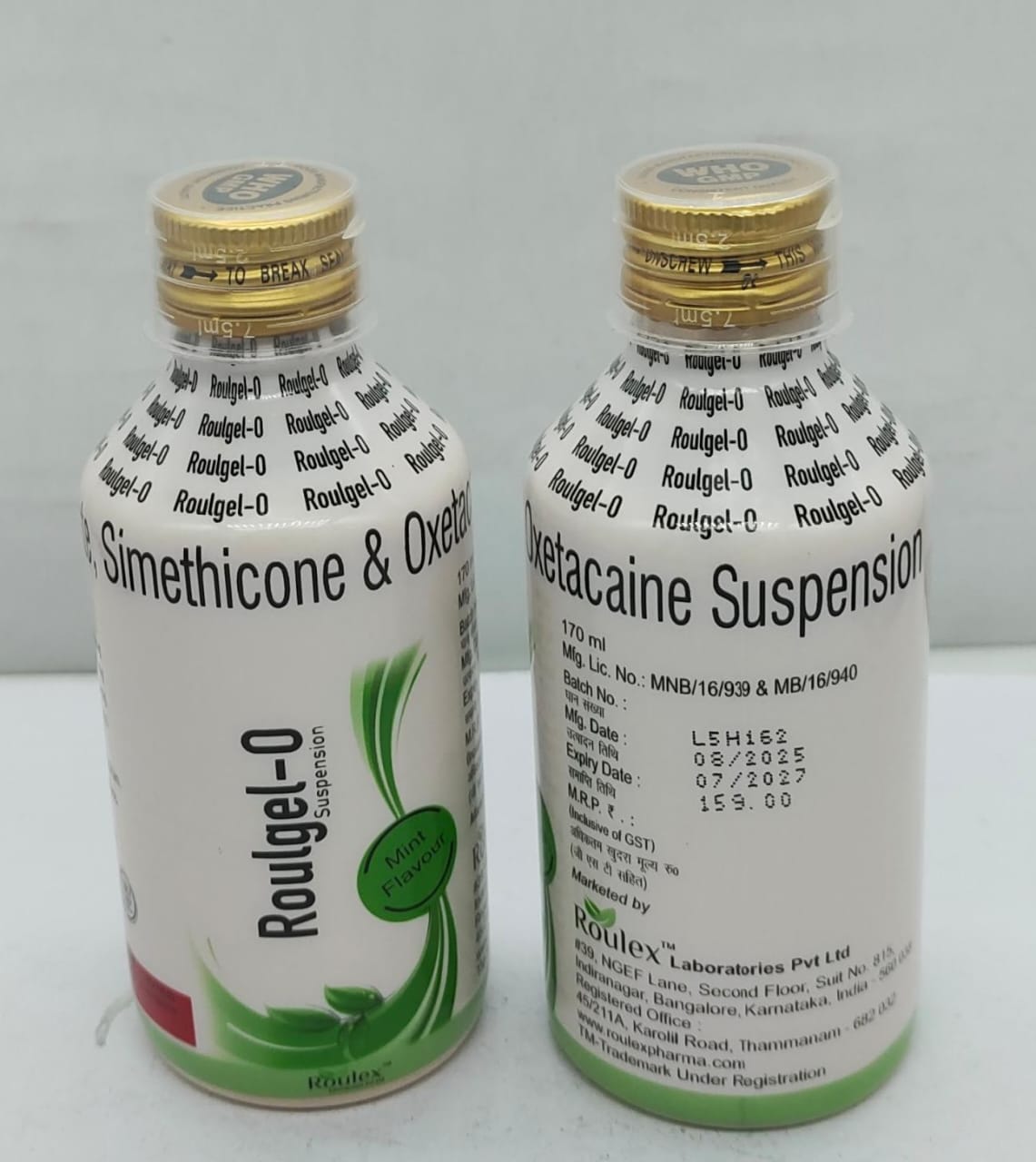 Magaldrate, Simethicone & Oxetacaine